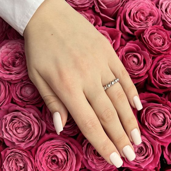 Серебряное кольцо без камней