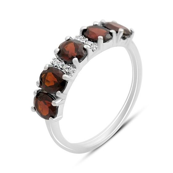 Серебряное кольцо с гранатом 2.339ct