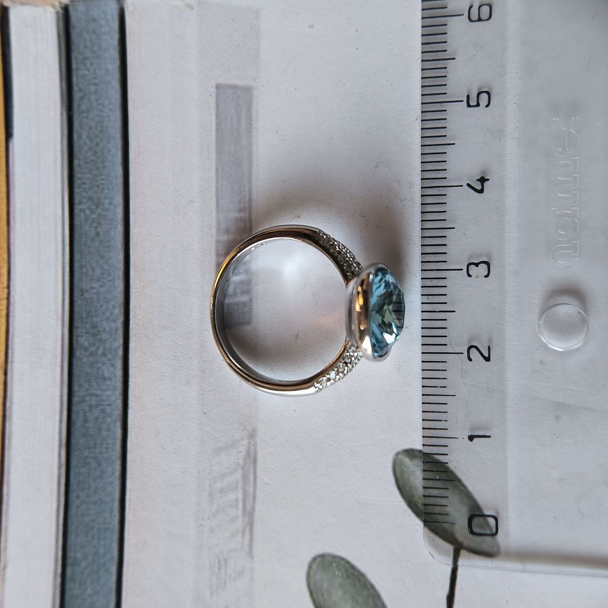 Серебряное кольцо с фианитами