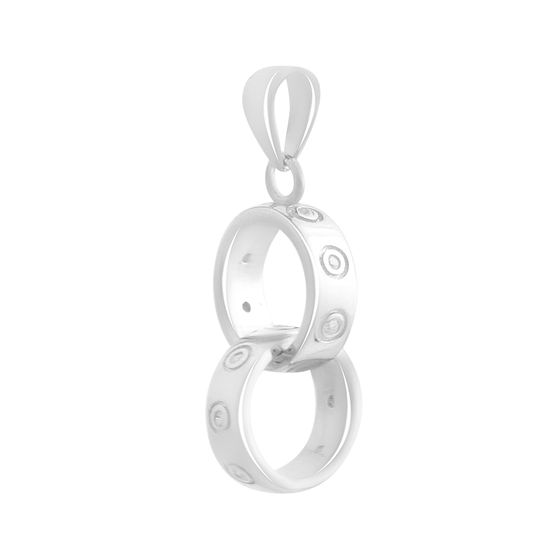 Серебряная подвеска с фианитами Серебряная подвеска с фианитами