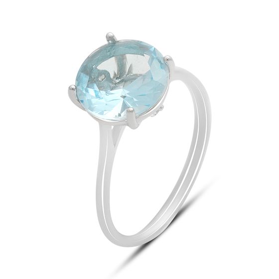 Серебряное кольцо с фианитами
