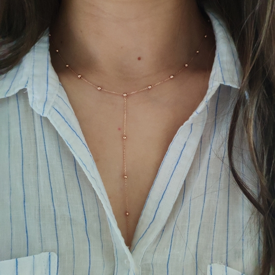 Золотое колье без камней