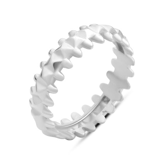 Серебряное кольцо без камней