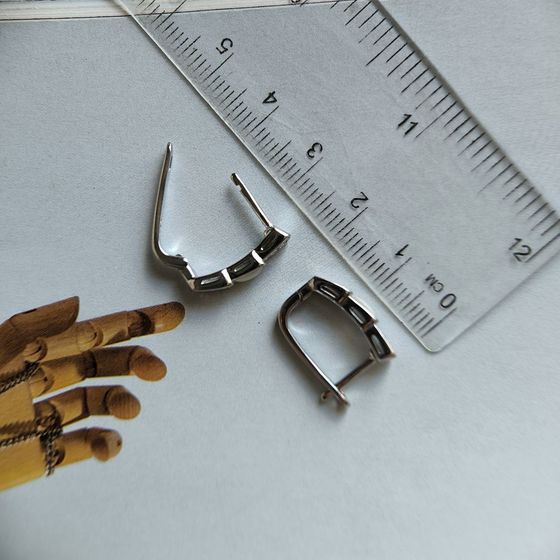 Серебряные серьги с перламутром