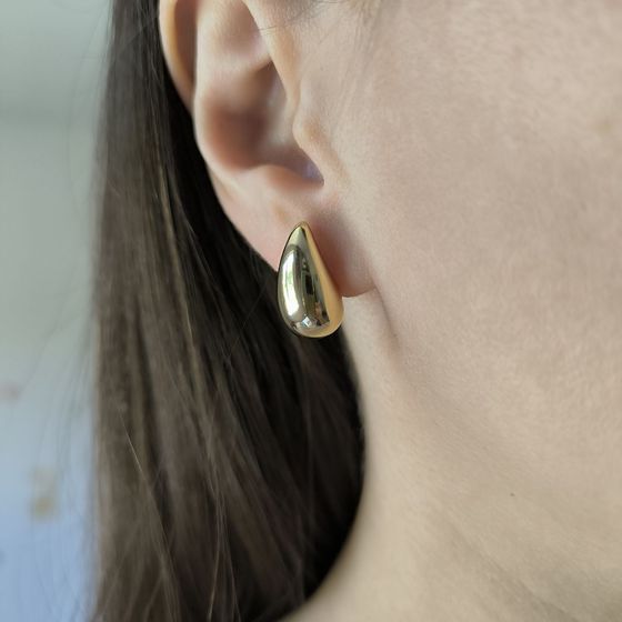 Серебряные серьги без камней