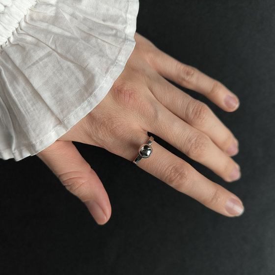 Серебряное кольцо без камней