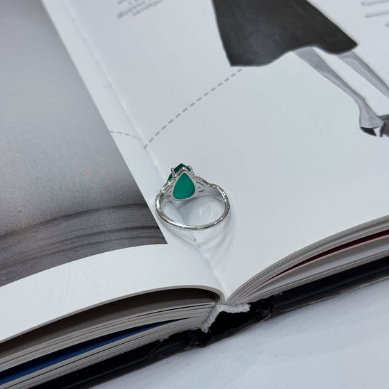 Серебряное кольцо с агатом 2.658ct