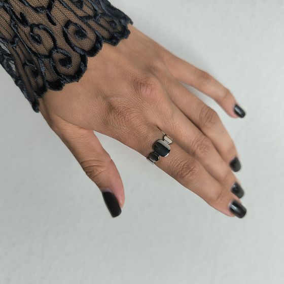 Серебряное кольцо без камней