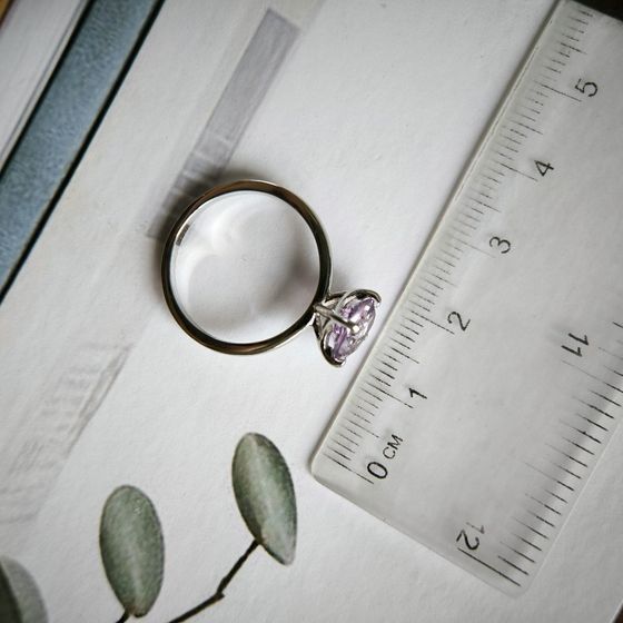 Серебряное кольцо с аметистом 1.575ct