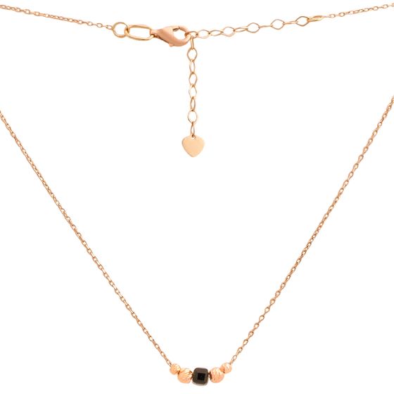 Золотое колье с ониксом