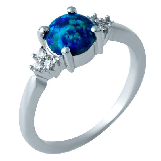 Серебряное кольцо с опалом 0.694ct