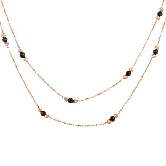 Золотое колье с шпинелью