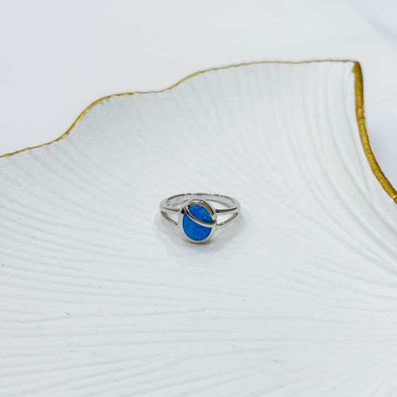 Серебряное кольцо с опалом 1.025ct