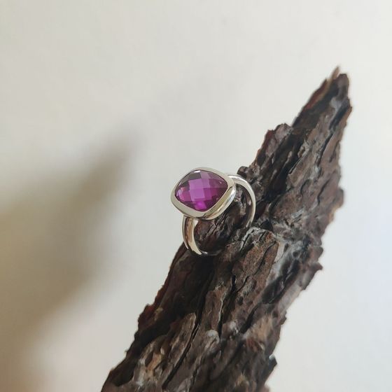 Серебряное кольцо с александритом 8.6ct