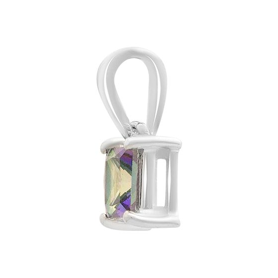 Серебряная подвеска с мистик топазом 0.473ct