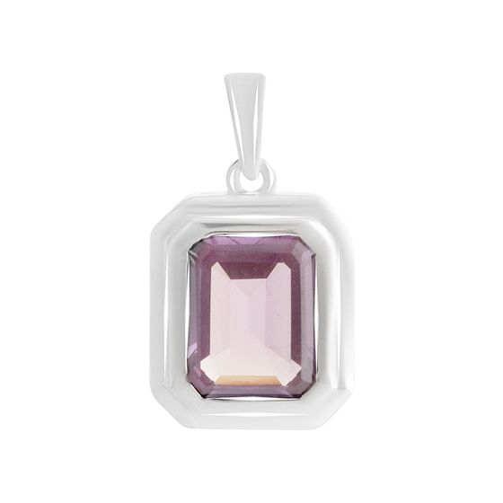 Серебряная подвеска с александритом 3.863ct