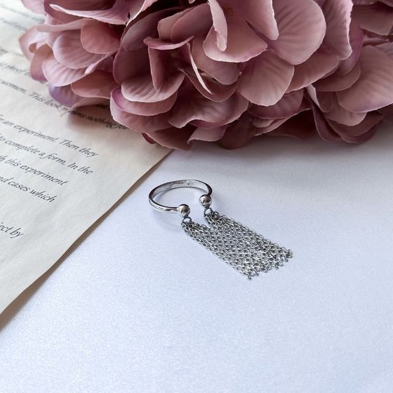 Серебряное кольцо без камней