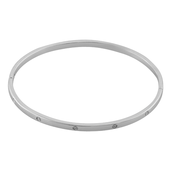 Серебряный браслет без камней