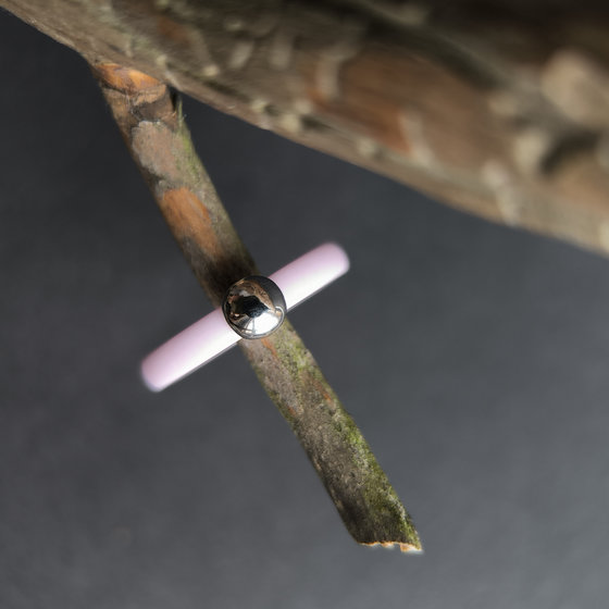 Серебряное кольцо с керамикой