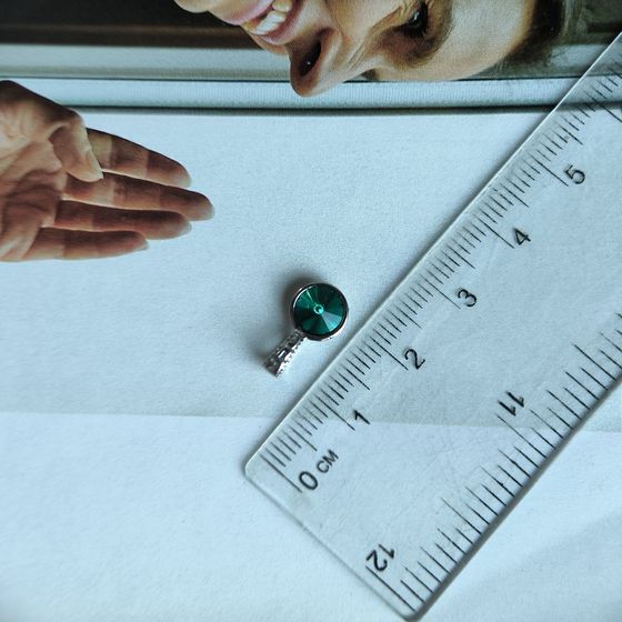 Серебряная подвеска с фианитами