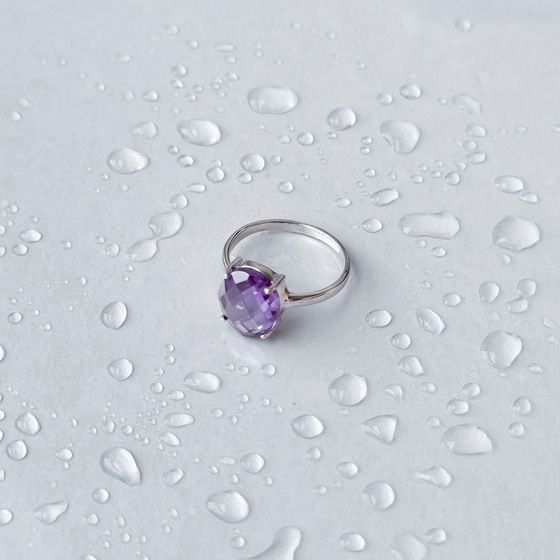 Серебряное кольцо с александритом 5.917ct