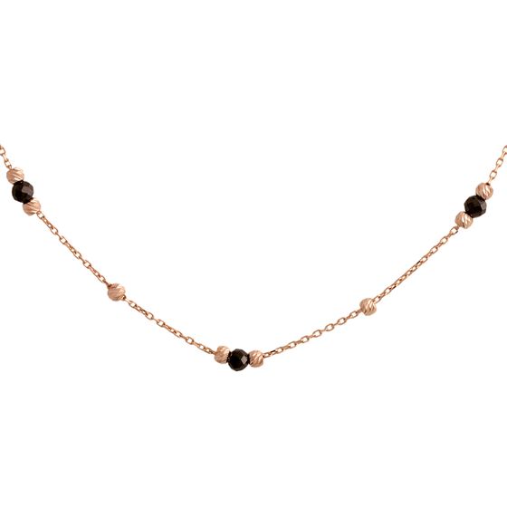 Золотое колье с шпинелью