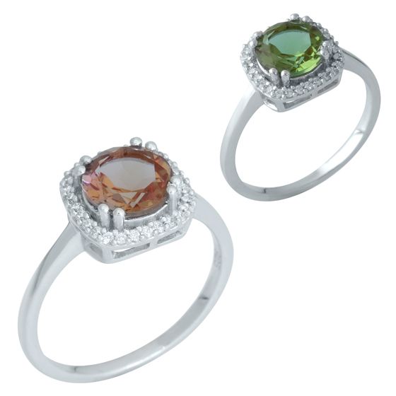 Серебряное кольцо с султанитом 2.153ct