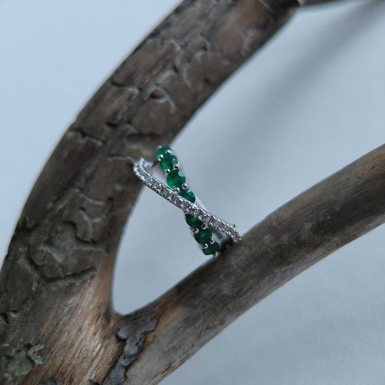 Серебряное кольцо с агатом 0.983ct