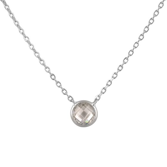 Серебряное колье с фианитами Серебряное колье с фианитами