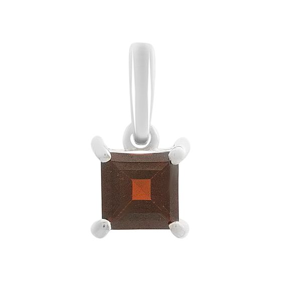 Серебряная подвеска с гранатом 0.923ct