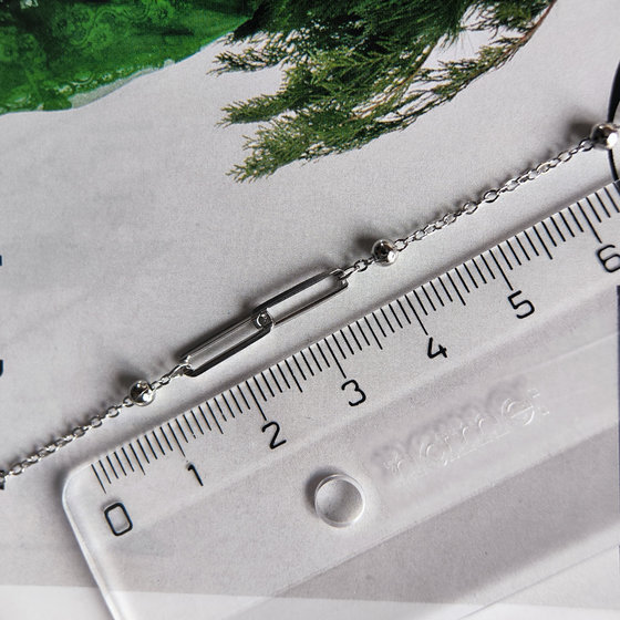 Серебряный браслет без камней