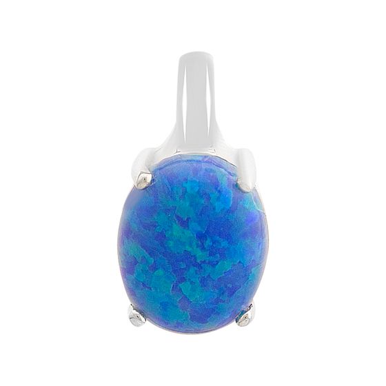 Серебряная подвеска с опалом