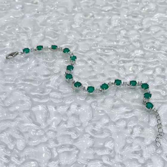 Серебряный браслет с агатом 7.835ct