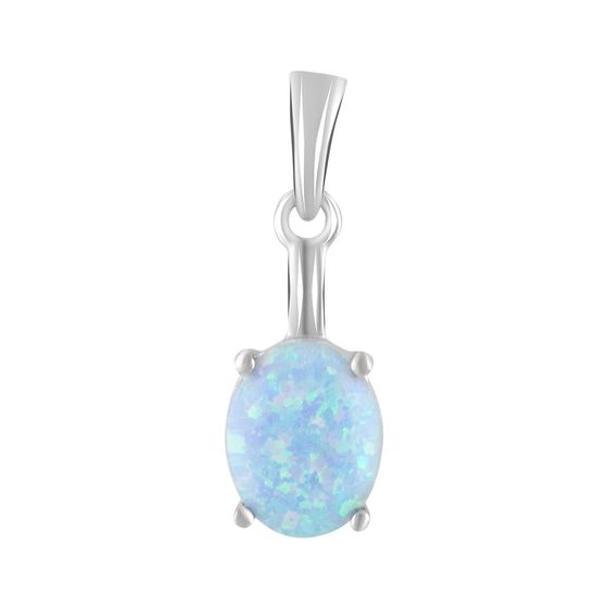 Серебряная подвеска с опалом 0.925ct