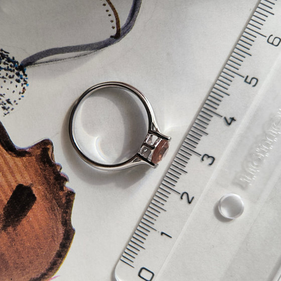 Серебряное кольцо с султанитом 5.528ct