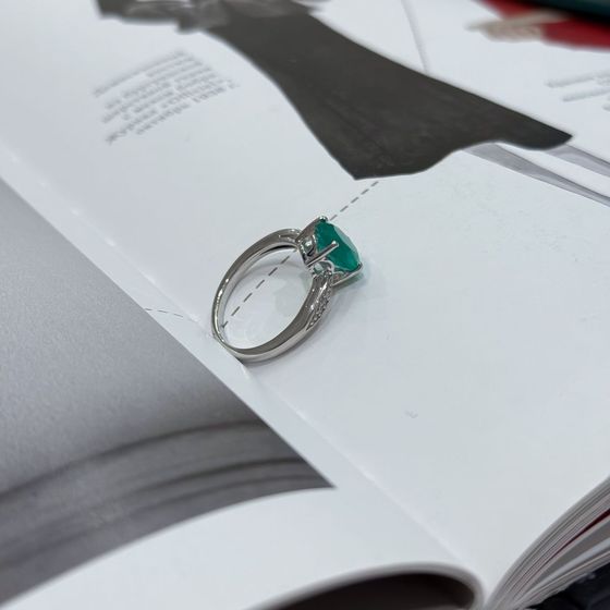 Серебряное кольцо с агатом 2.39ct