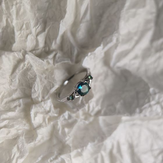 Серебряное кольцо с мистик топазом 0.642ct