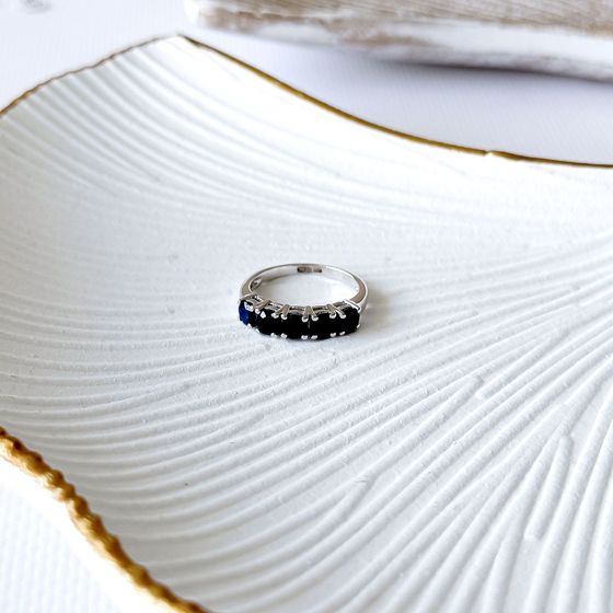 Серебряное кольцо с сапфиром 1.75ct