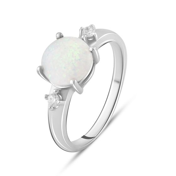 Серебряное кольцо с опалом 0.916ct