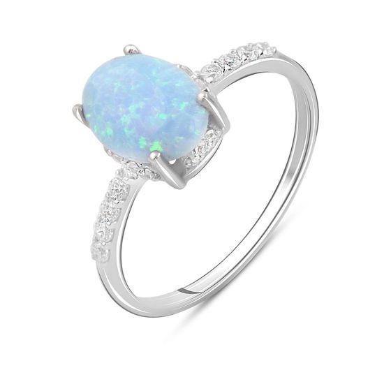 Серебряное кольцо с опалом