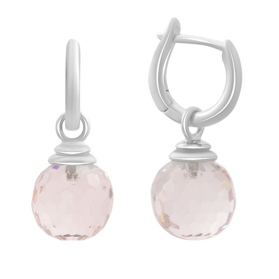 Серебряные серьги с фианитами