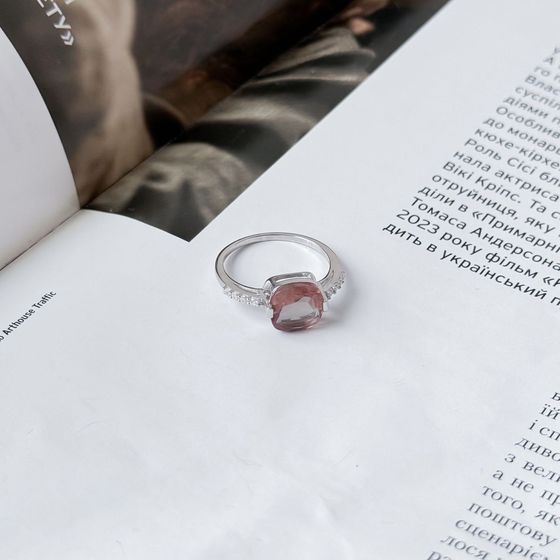 Серебряное кольцо с султанитом 3.04ct