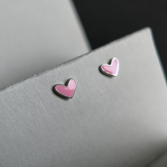 Серебряные серьги с емаллю Серебряные серьги с емаллю