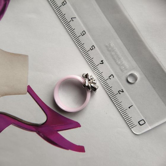 Серебряное кольцо с керамикой