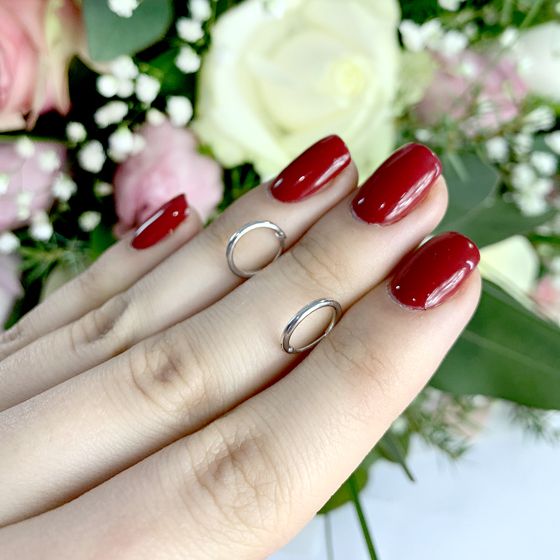 Серебряные серьги без камней