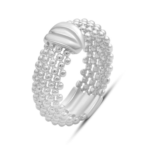 Серебряное кольцо без камней