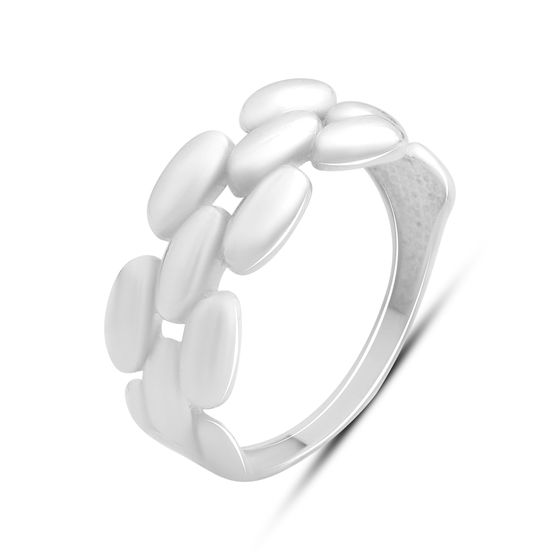 Серебряное кольцо без камней