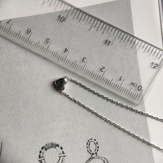 Серебряное колье без камней Серебряное колье без камней