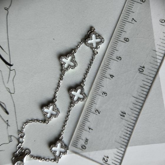 Серебряный браслет с емаллю