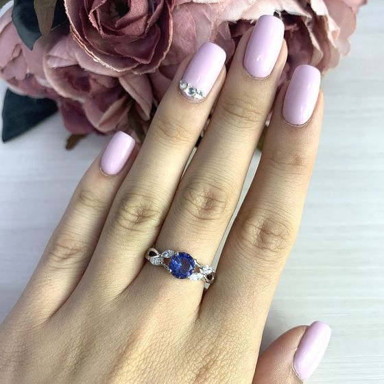 Серебряное кольцо с мистик топазом 1.385ct